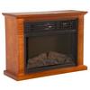 World Marketing Comfort Glow Mobile Quartz Electric Fireplace - Vintage Oak view 4