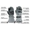 Mount Tec Explorer 5 Heated Performance 3 - Finger Ski Gloves view 2