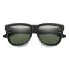 Smith Optics Lowdown 2 Sunglasses ChromaPop Gray Green - Matte Black Frame view 1