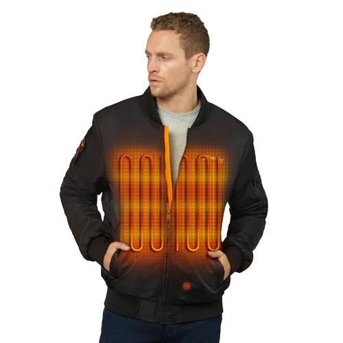 Venture Heat 12V MAX Bluetooth Battery Heated Bomber Jacket