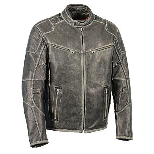 Milwaukee Leather Men's Vintage Distressed Triple Vented Jacket