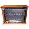 World Marketing Comfort Glow Mobile Quartz Electric Fireplace - Vintage Oak view 3