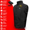ActionHeat Iowa Hawkeyes 5V Men's Softshell Battery Heated Vest view 4
