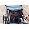 Thule Courier 2-Seat Kids Cargo Bike Trailer - Aegean Blue view 4