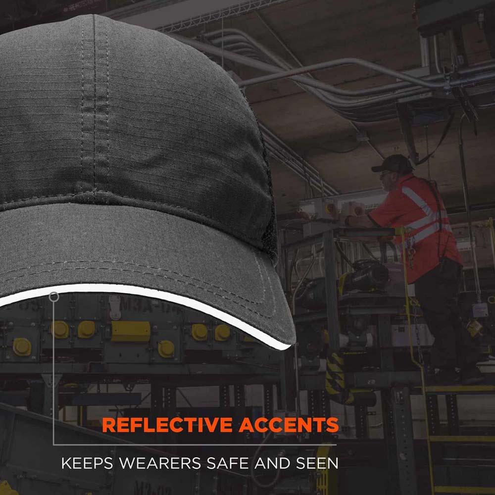 Ergodyne Skullerz 8946 Standard Baseball Cap with Bump Cap