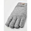 Hestra Men's Raggwool Deerskin Knitted Gloves view 6
