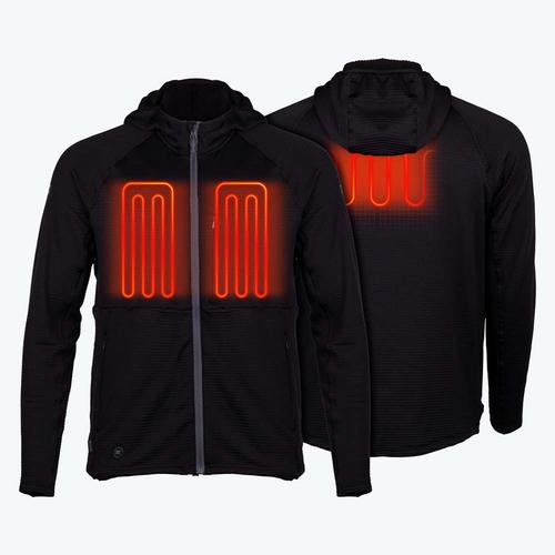 Mobile Warming Men's Element Mid-Layer Full Zip Heated Hoodie