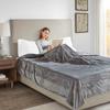 Beautyrest 100% Polyester Solid Microlight to Solid Microlight Heated Blanket - Full view 1