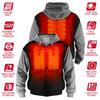 Open Box Gerbing 7V Battery Heated Hoodie Sweatshirt view 2