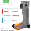 Snow Deer Unisex Rechargeable Battery Electric Foot Warmer Heated Socks view 2