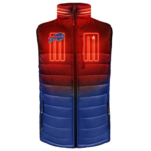ActionHeat Buffalo Bills 5V Men's Colorblock Puffer Battery Heated Vest
