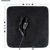 Zone Tech 12V Car Mini Heated Travel Blanket Pad - Classic Black view 3