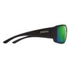 Smith Optics Guide's Choice Sunglasses ChromaPop Glass Polarized Green Mirror - Matte Black Frame view 2