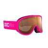 POC POCito Retina Kid's Ski Goggles Partly Sunny Light Orange Lens - Fluorescent Pink Frame view 2