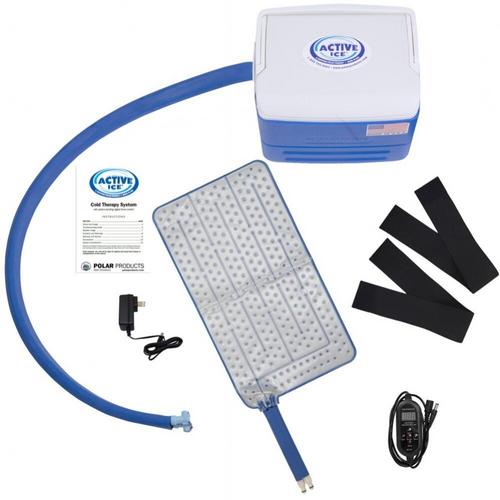 Polar Products Active Ice 3.0 Full Circumference Knee Compression Cold Therapy System, 9-Quart Cooling Reservoir
