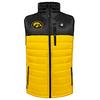 ActionHeat Iowa Hawkeyes 5V Men's Colorblock Puffer Battery Heated Vest view 1