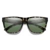 Smith Optics Lowdown XL 2 Sunglasses ChromaPop Polarized Gray Green - Vintage Tortoise Frame view 1
