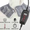 Zone Tech 12 Volt Car Electric Heating Blanket for Neck, Shoulder and Back - Gray view 4
