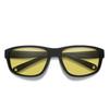 Smith Optics Redding 2 Sunglasses ChromaPop Glass Polarized Low Light Yellow - Matte Black Frame view 1