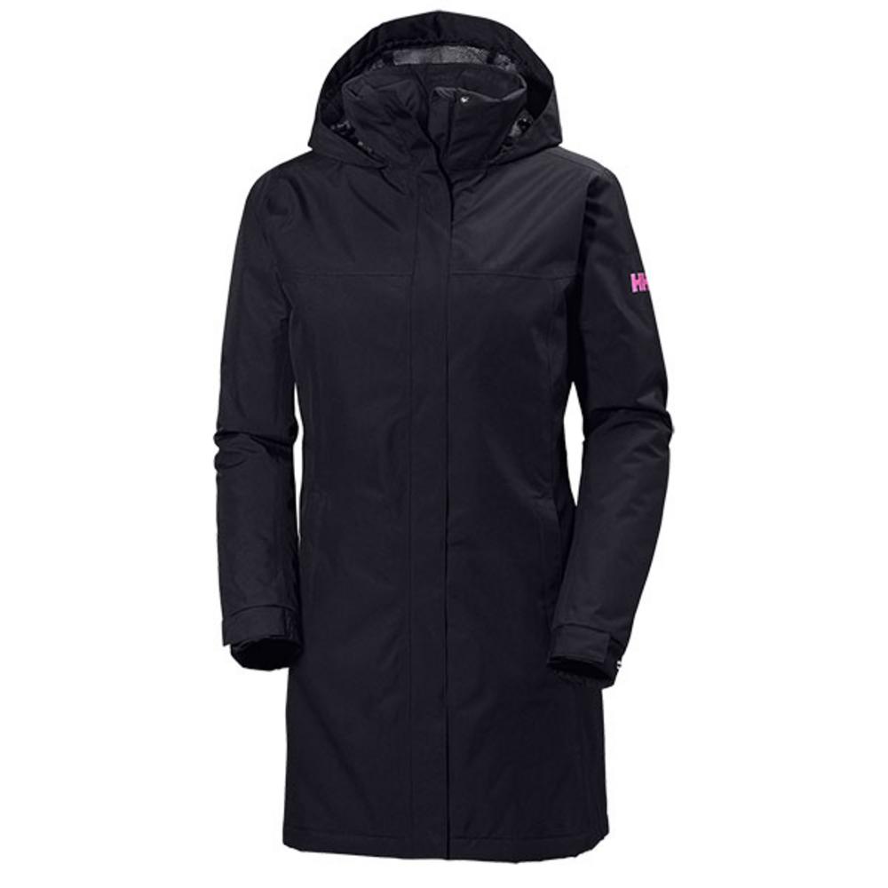 Helly Hansen Women's Aden Insulated Rain Jacket - Waterproof, Windproof, Packable Long Coat With Hood