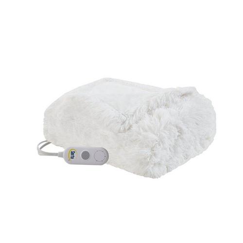 Serta Heated Malea Shaggy Faux Fur Throw - 50