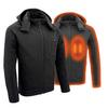 NexGen Heat Men's 'Ruffled' Soft-Shell Heated Hooded Jacket view 2