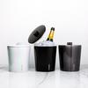 Corkcicle Insulated Ice Bucket with Lid - Gunmetal view 2