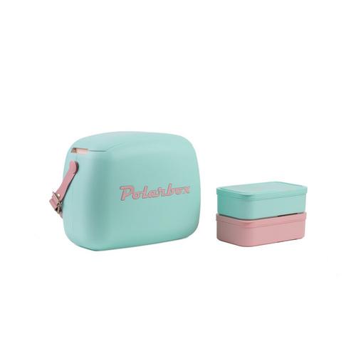 Polarbox Summer Cooler Bag - Cyan/Rose