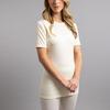 Merino Skins Unisex Short Sleeve Crew Neck - White view 4