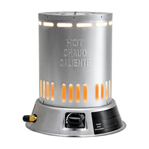World Marketing 15-25,000 BTU Propane (LP) Convection Heater - Silver