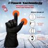 Milwaukee Leather Men's Heated Leather/Textile Winter Gloves with Battery/Harness Wire and i-Touch view 4